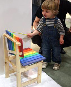 Xylophone chair